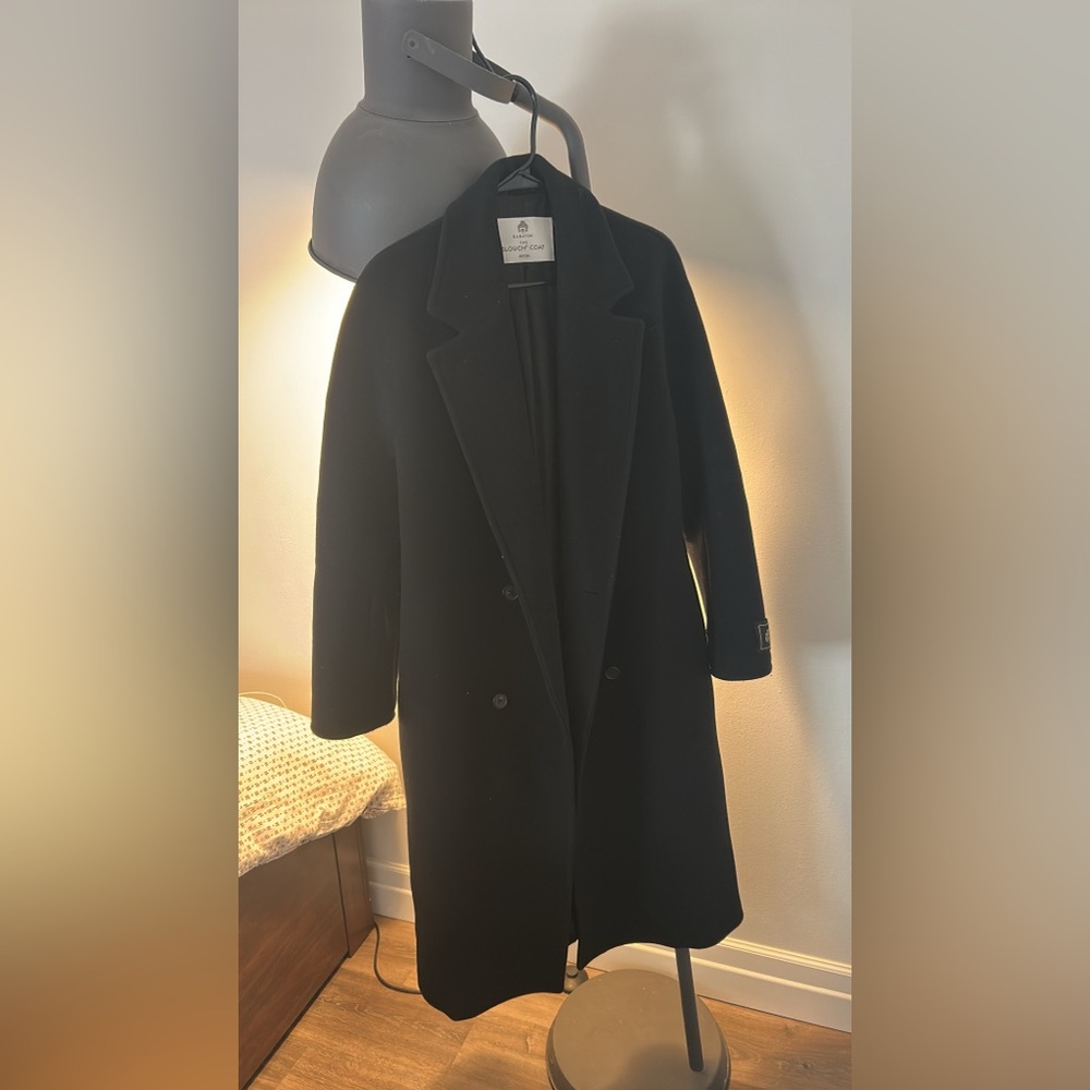 Babaton Black Slouch Coat